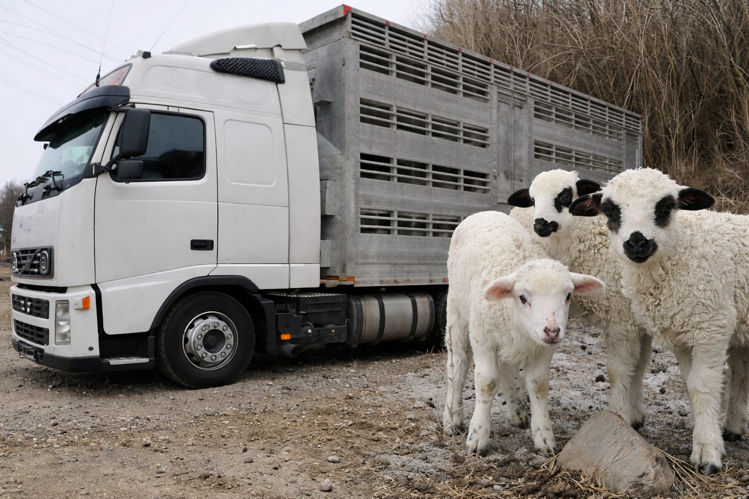 Alertă în Alba după ce 41 de miei dintr-un transport ilegal au dispărut