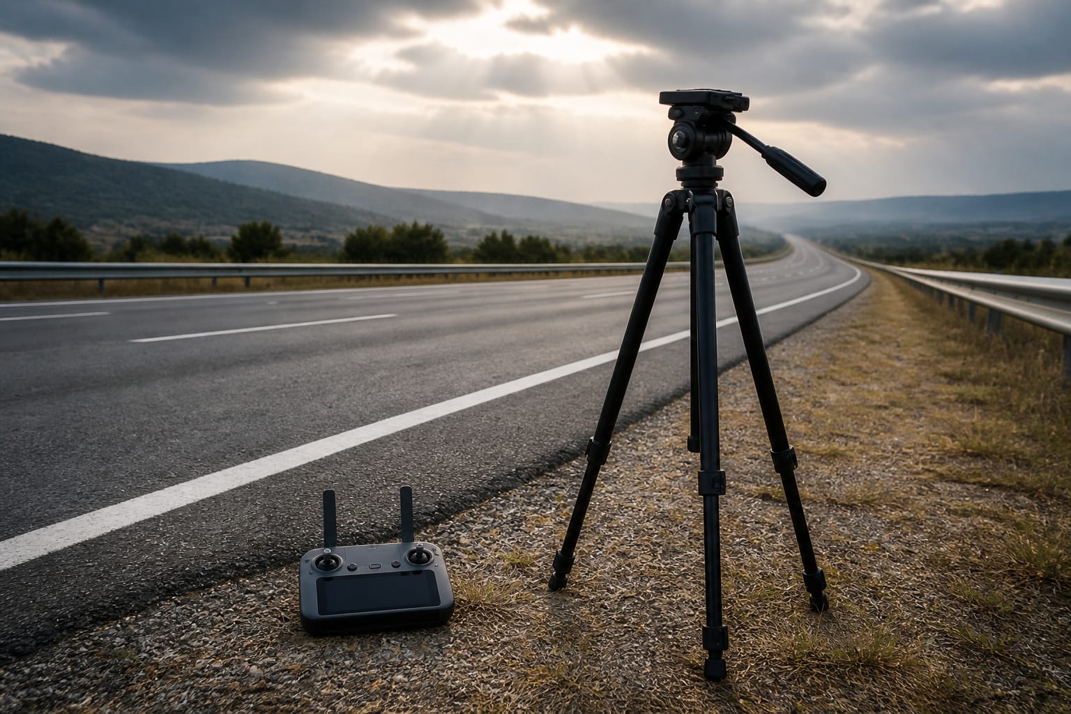 Amenzi de 1.730 de lei după o filmare periculoasă pe A1 în zona Sibiului