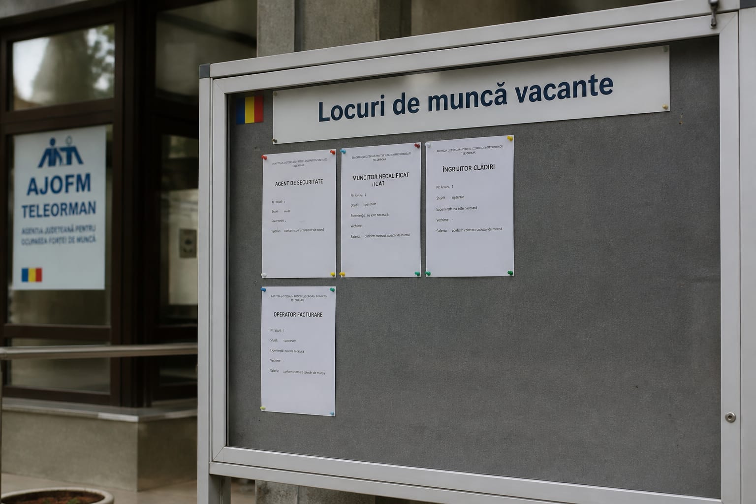 Doar 26.461 de locuri de muncă disponibile la nivel național, cel mai redus nivel din ultimii zece ani