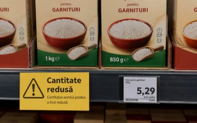 Magazinele sunt obligate să anunțe la raft produsele micșorate. Amenzile pot ajunge la 10.000 de lei