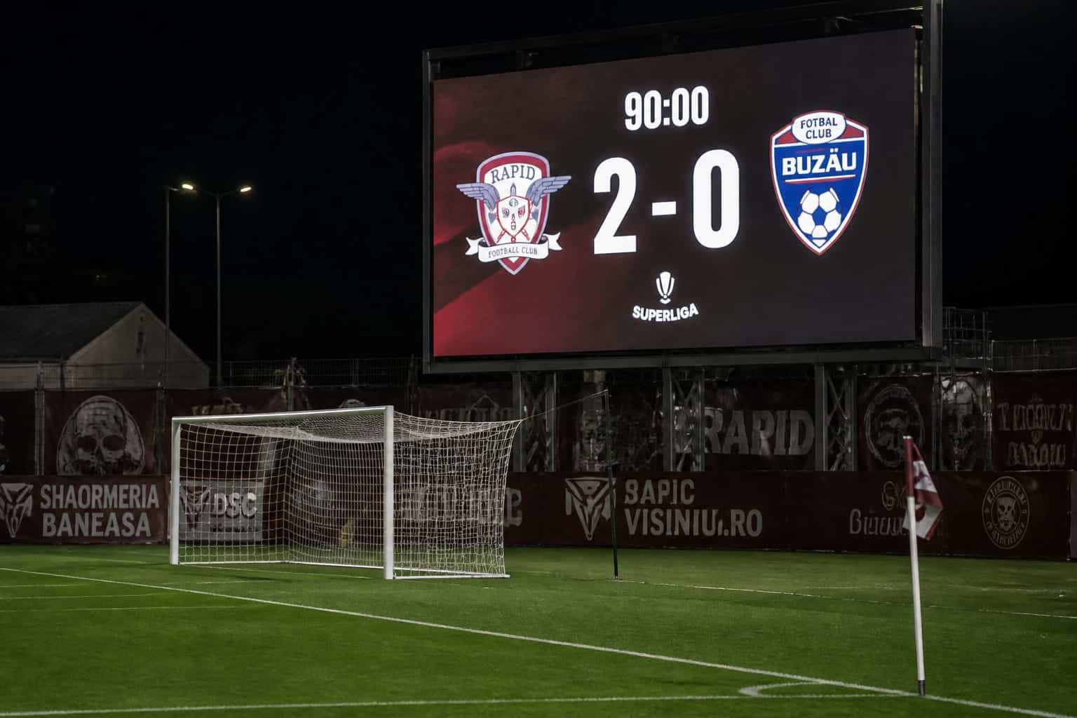 Rapid a învins Poli Timișoara cu 2-0 la Sibiu și a urcat pe locul 2 în Grupa A