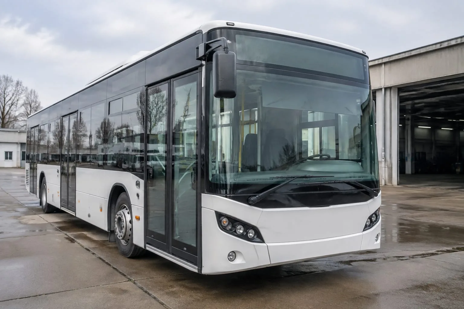 Autobuz pregătit pentru asigurări