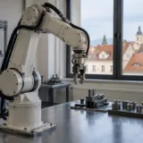 Robot industrial în campus dual Sibiu