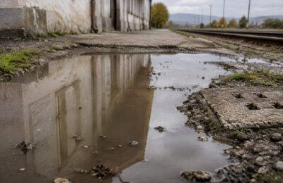 CFR suspendă intervenția la canalizarea Gării Turnișor din lipsă de fonduri. Cel puțin cinci familii rămân lângă dejecții