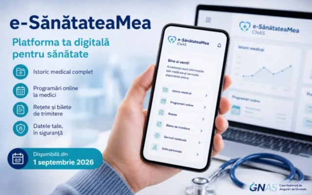Platforma e-Sănătatea Mea pe dispozitive mobile