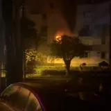 Incendiul dintr-un bloc din Mediaș. 45 de persoane evacuate, cinci evaluate medical