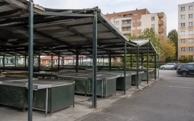 Piața agroalimentară din cartierul Vasile Aaron