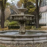 Fântână în parcul Astra din Sibiu