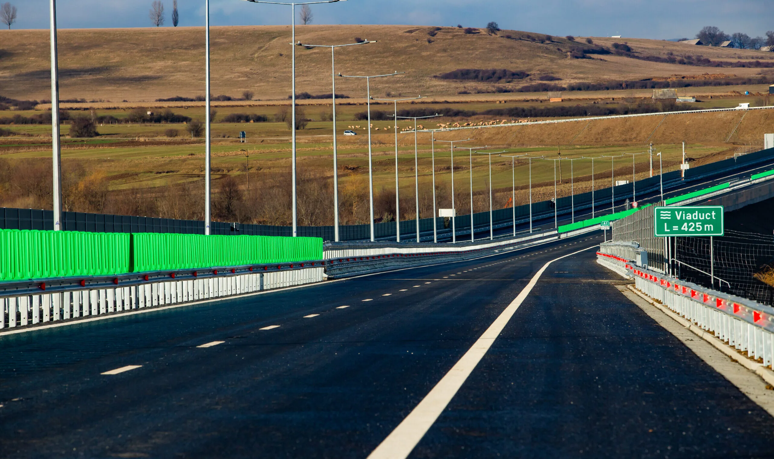 Tronson de autostradă fără trafic