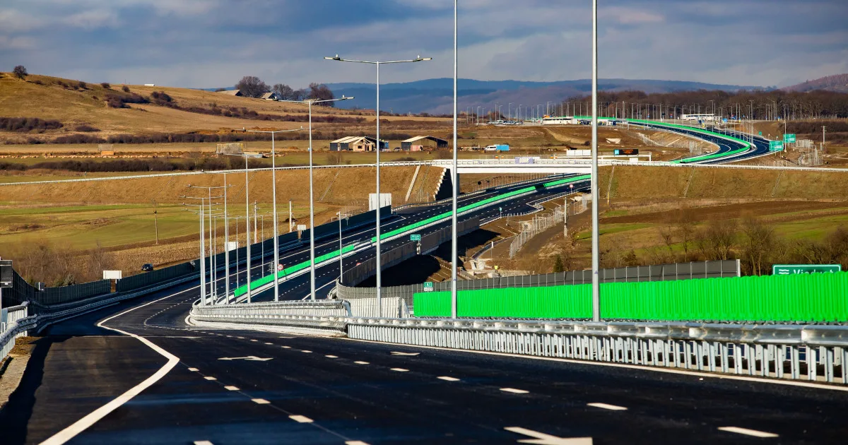 Trafic pe tronson de autostradă
